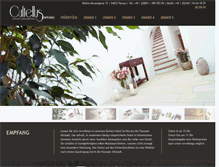 Tablet Screenshot of hotelcultellus.de
